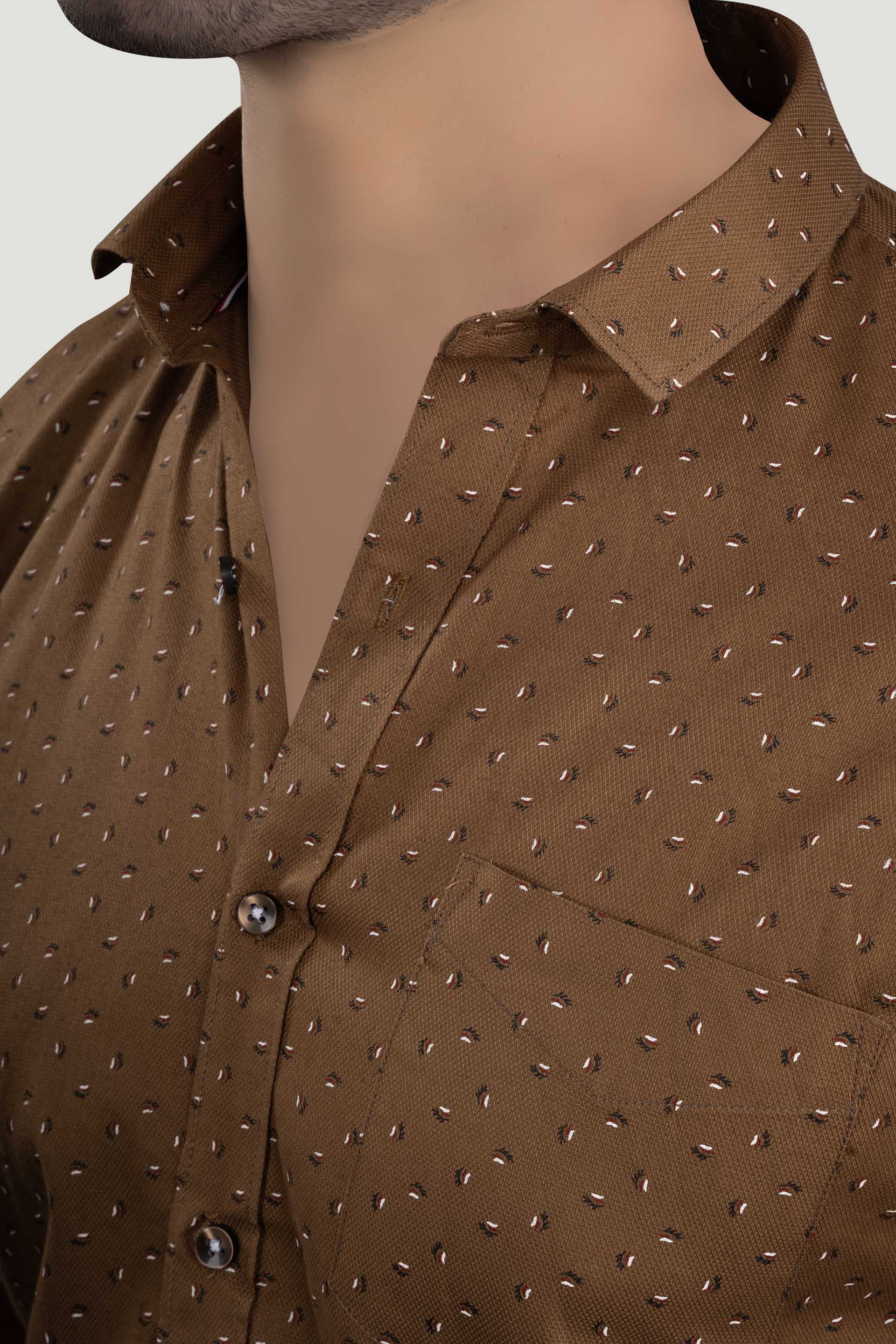 radiant-dmitri-brown-cotton-printed-shirt