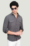 radiant-double-pocket-lucas-grey-solid-shirt