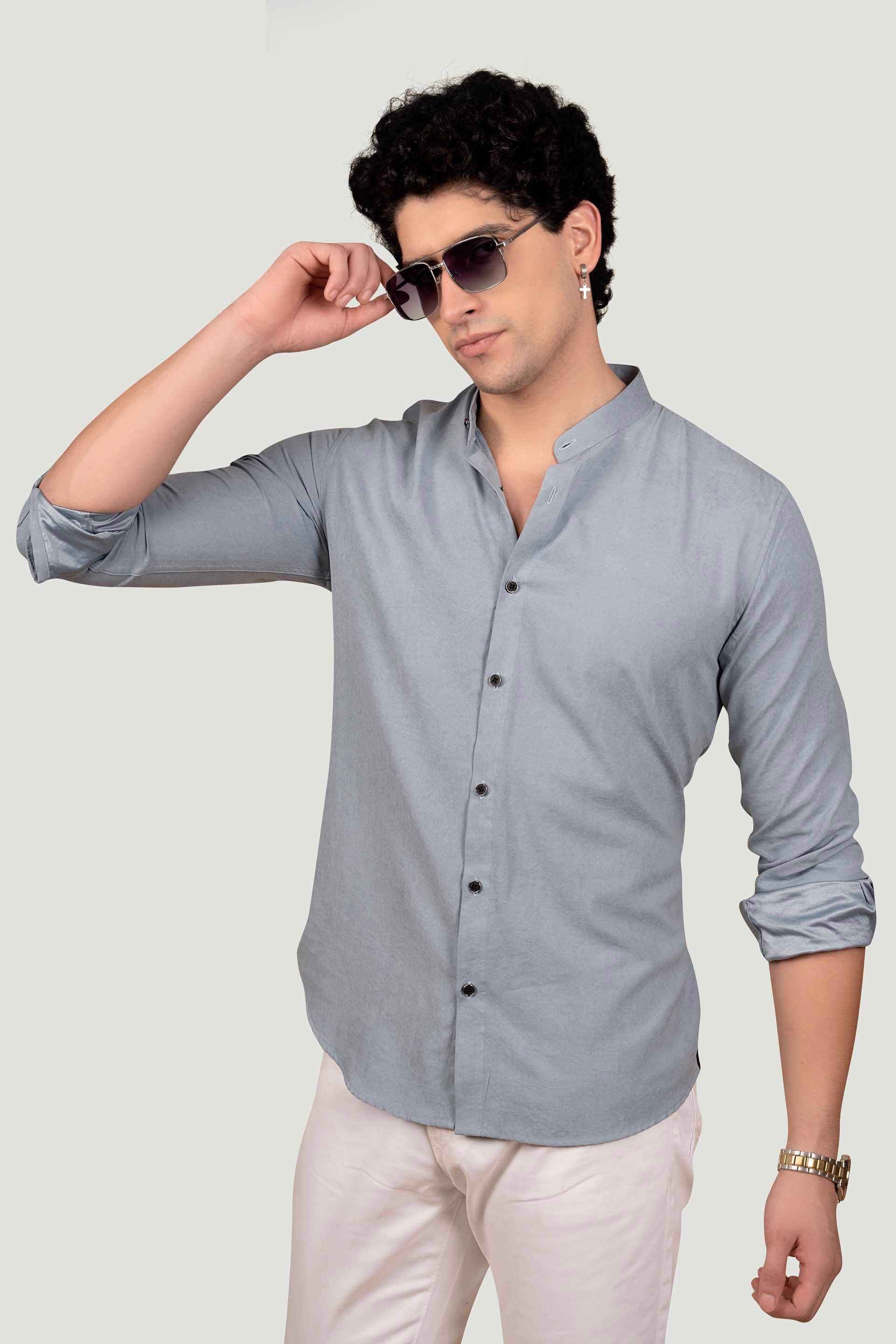 radiant-riley-grey-solid-shirt