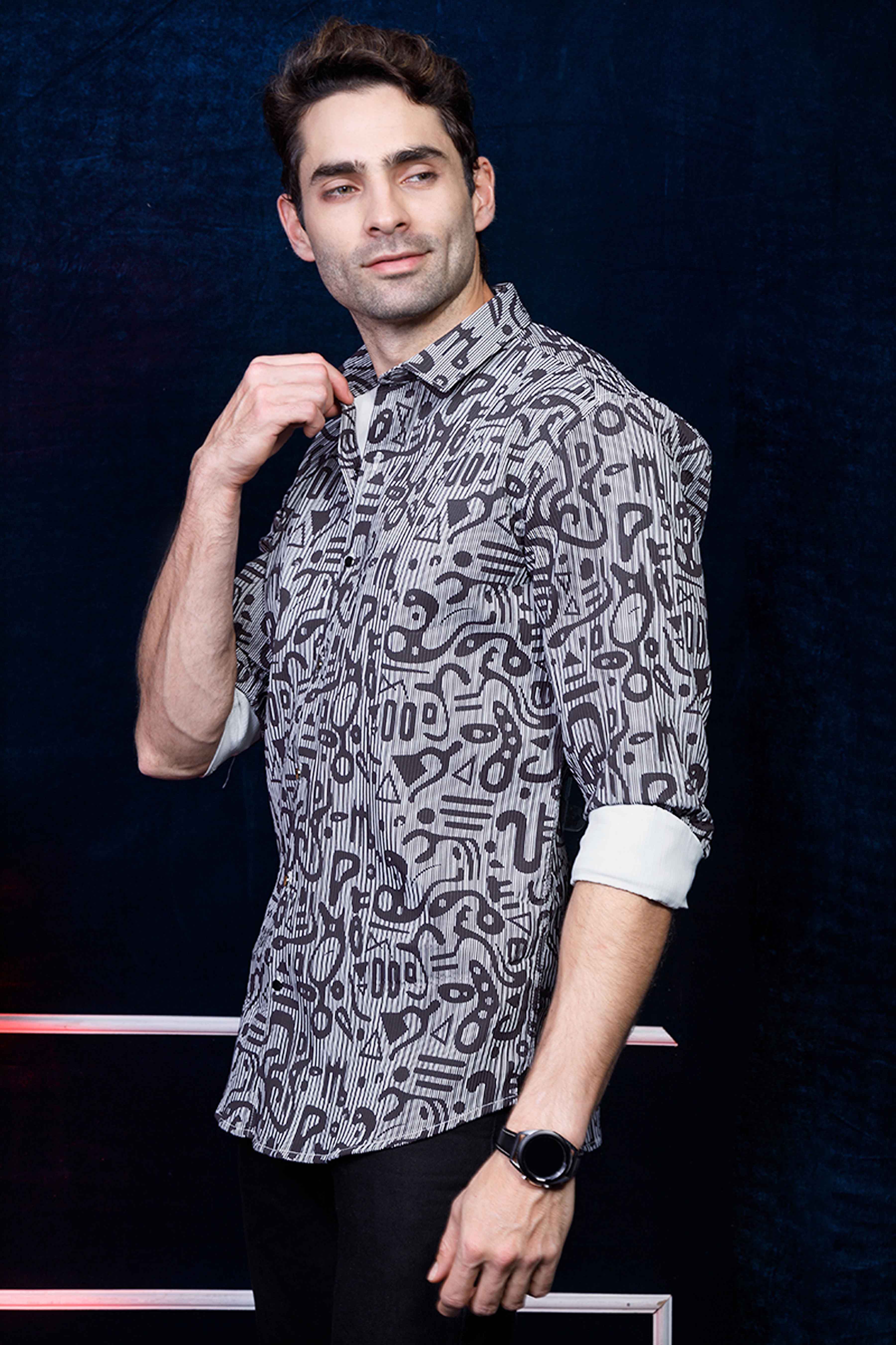 radiant-senses-black-abstract-printed-shirt