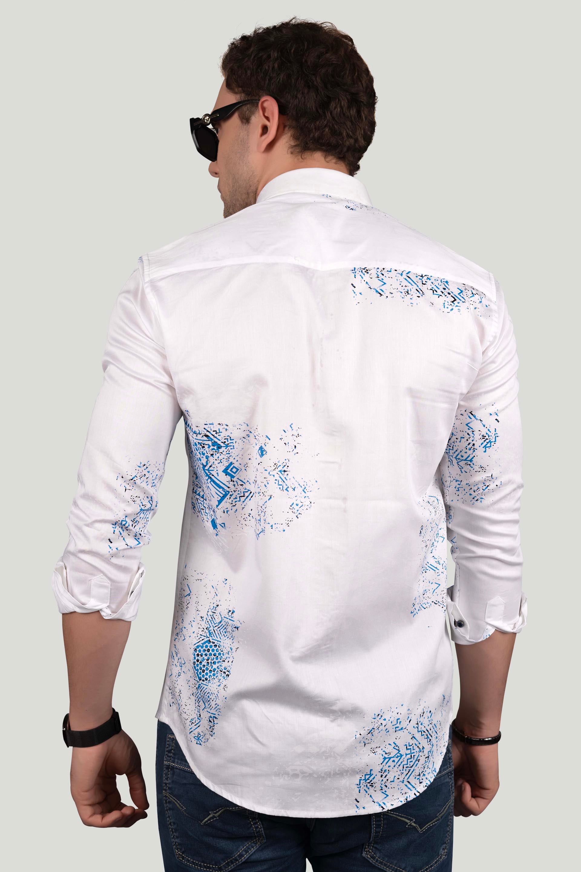 reasonable-aries-white-digital-printed-shirt