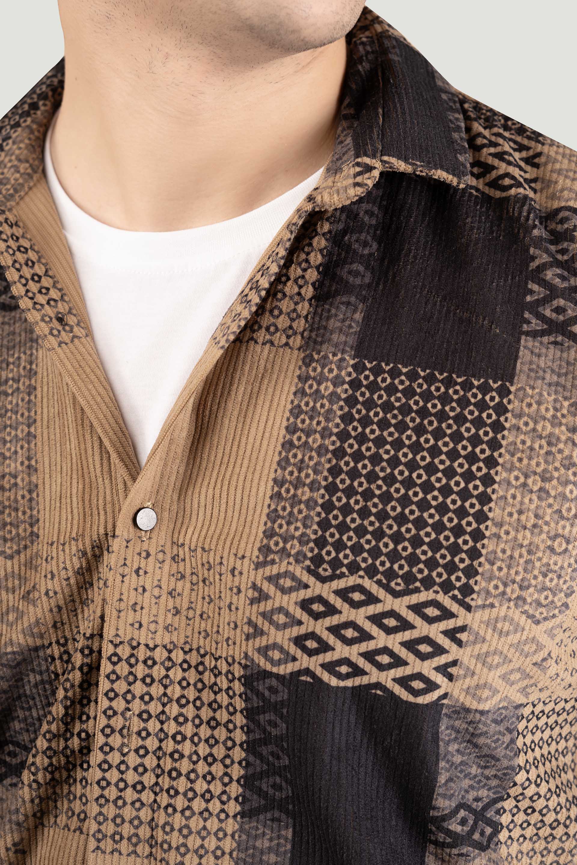 refined-james-brown-print-corduroy-shirt