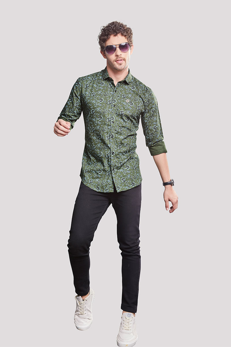 refined-makoto-green-floral-digital-printed-shirt