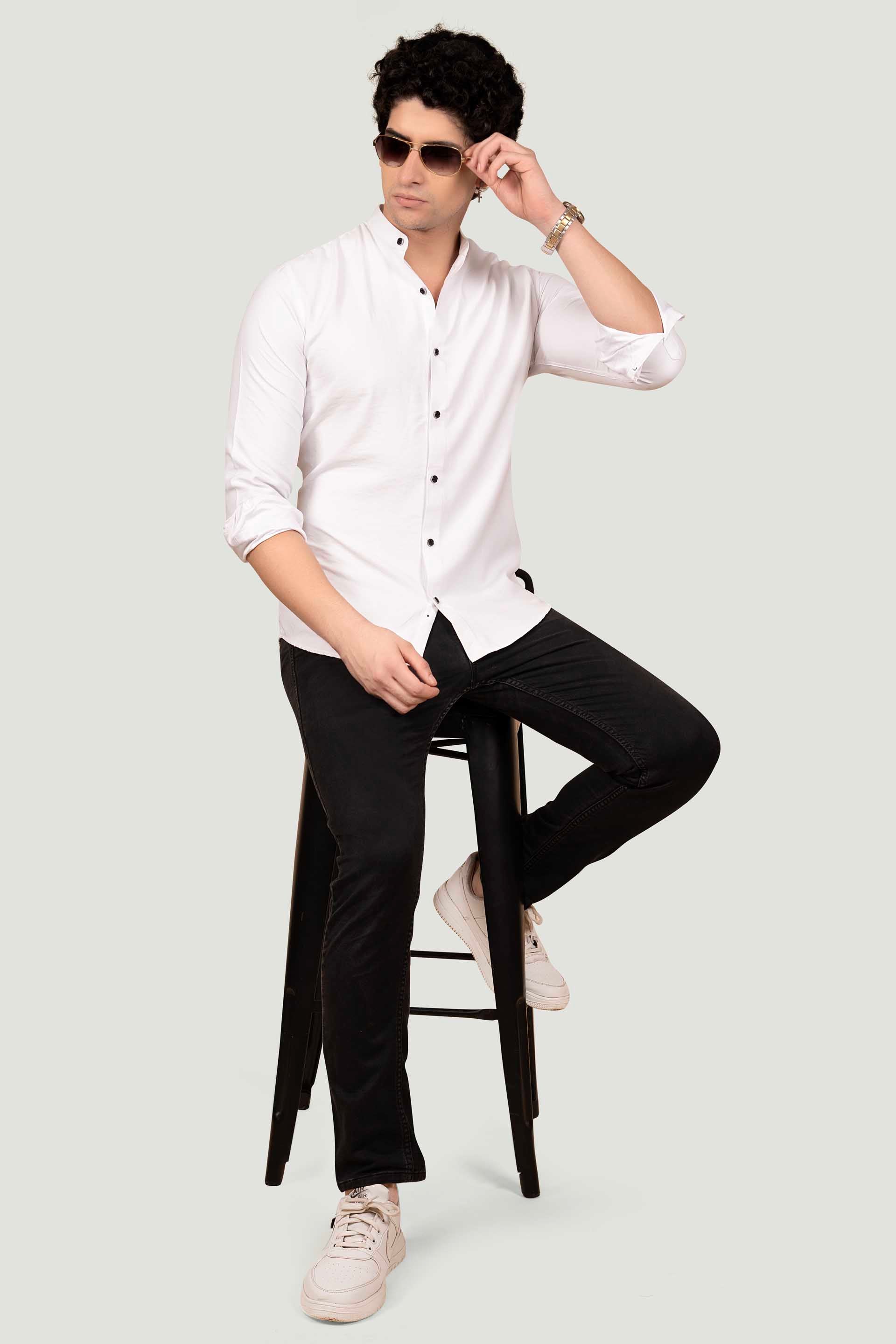 refined-nathan-white-solid-shirt