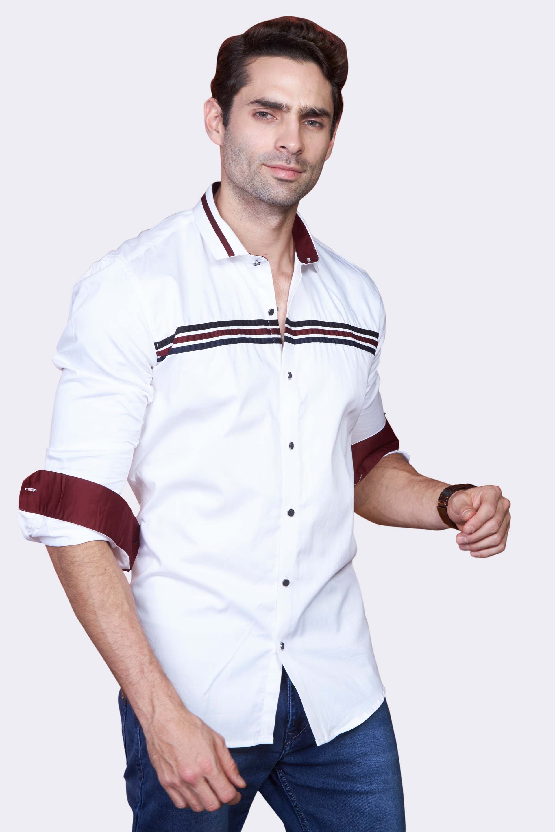 refined-white-patterned-collar-party-wear-shirt