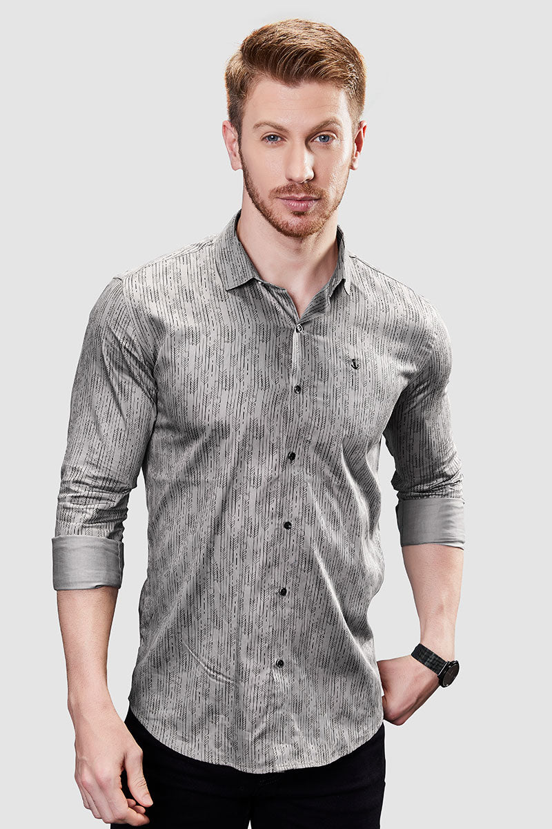 remington-grey-stripe-printed-shirt