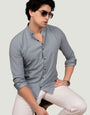 Riley Grey Solid Shirt