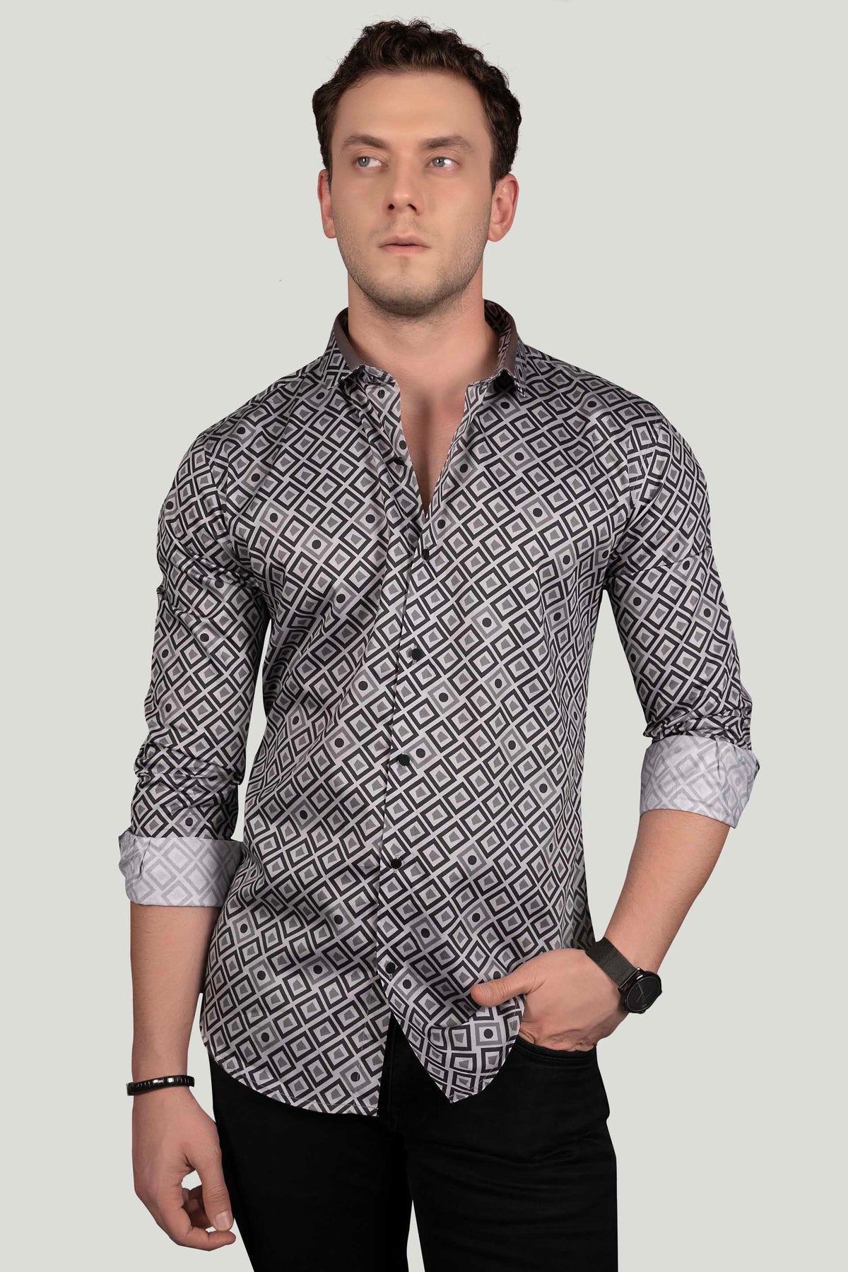 salvatore-white-geometric-printed-shirt