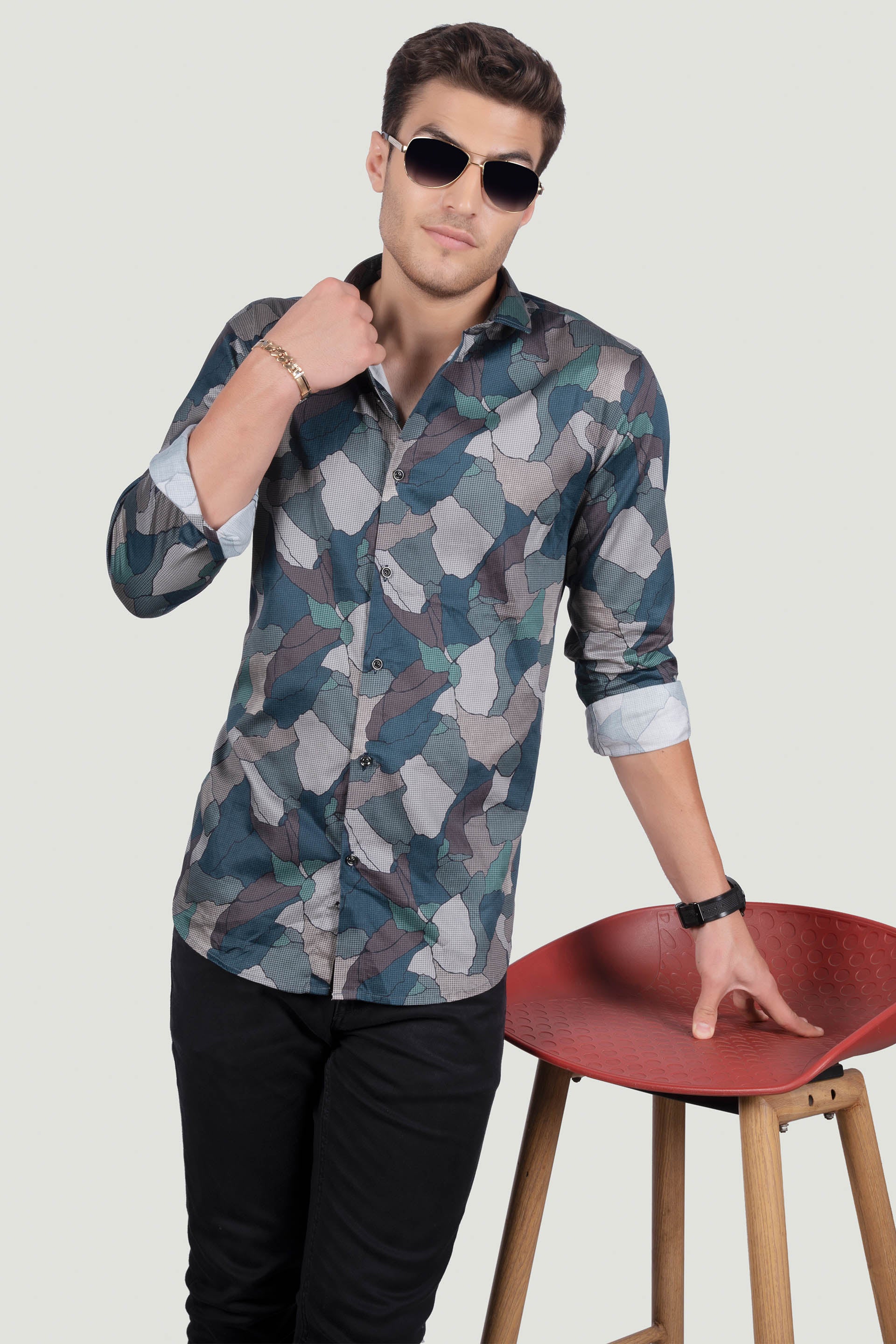 saverio-blue-abstract-printed-shirt