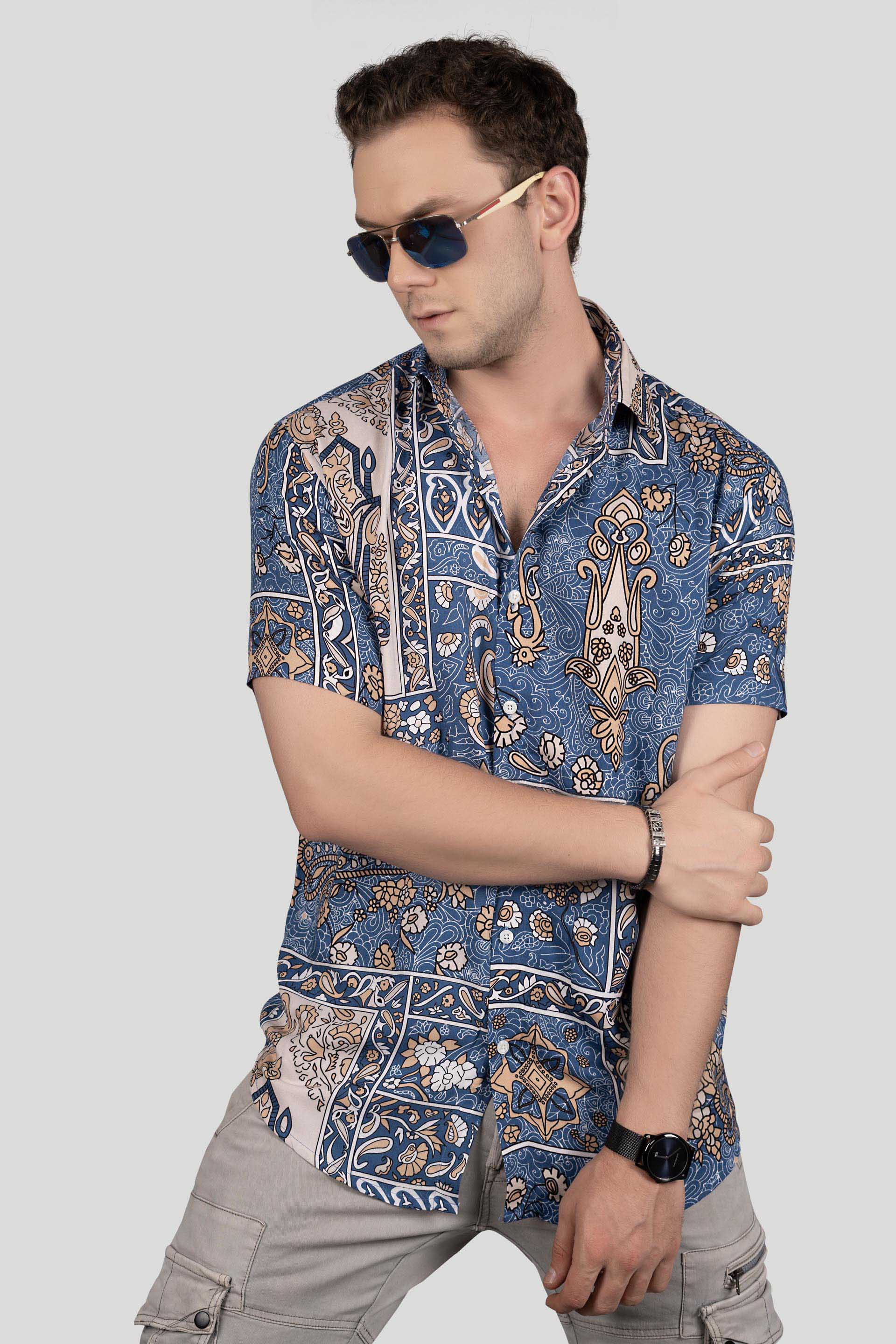 silky-cillian-royal-blue-viscose-print-resort-shirt