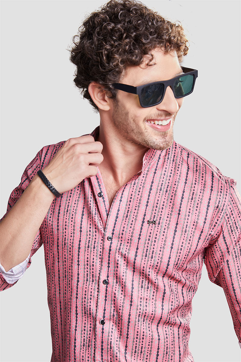 silky-jibril-pink-print-striped-shirt