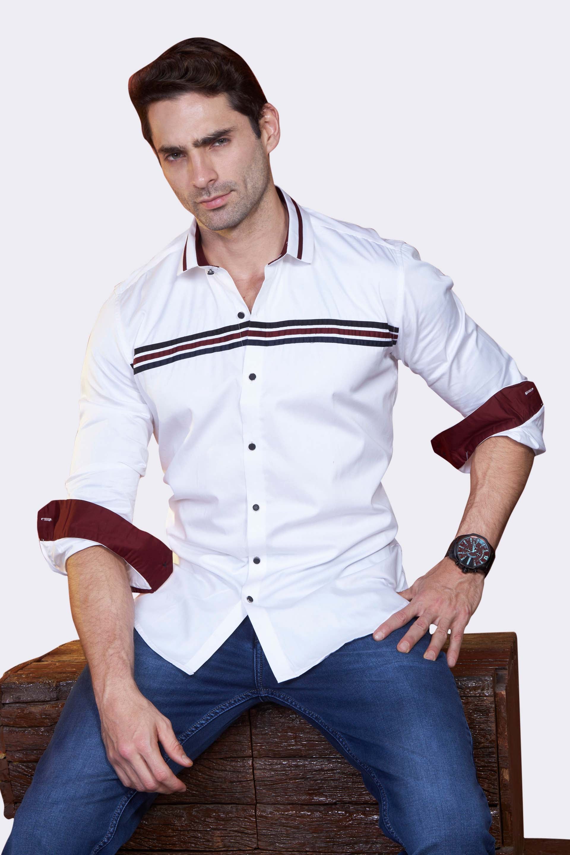 silky-white-patterned-collar-party-wear-shirt