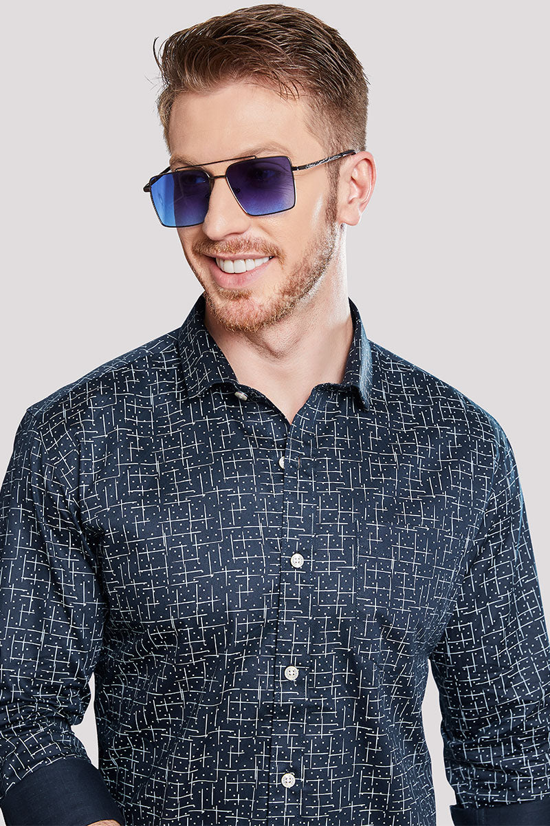 smart-alaric-navy-blue-abstract-printed-shirt