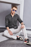 smart-ciaran-black-minimilastic-printed-shirt
