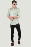 smart-lino-green-solid-shirt