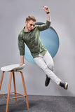 smart-lorenzo-green-geometric-printed-shirt