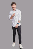smart-marko-white-geometric-printed-shirt