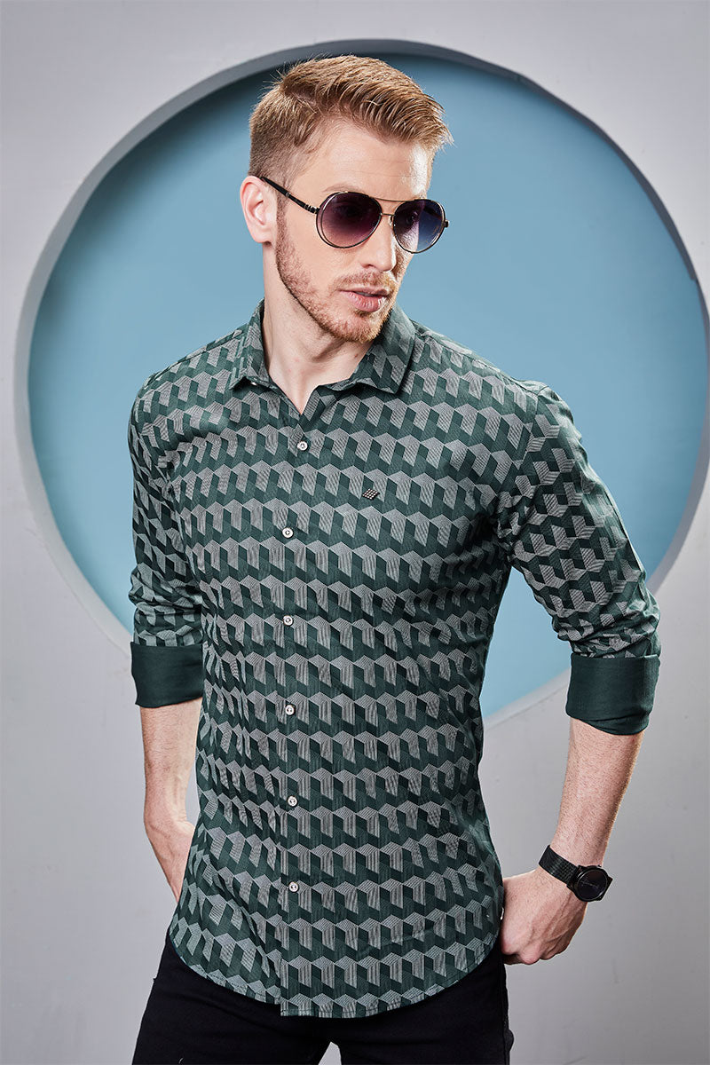 smart-paxton-green-abstract-printed-shirt