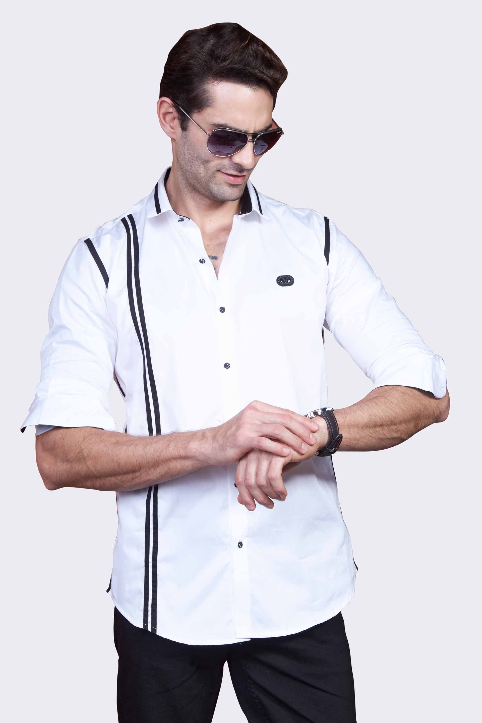 smart-twinline-white-designer-printed-shirt