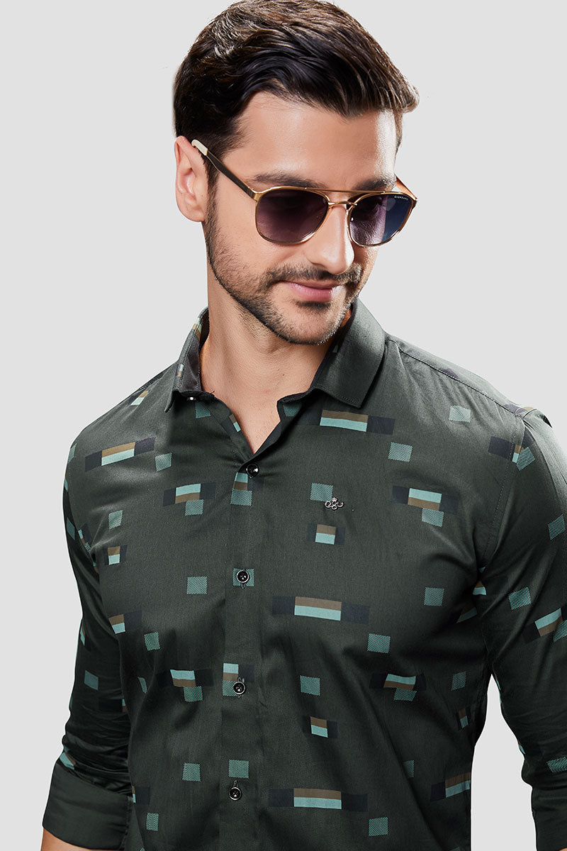 smooth-braxton-green-abstract-printed-shirt