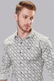 smooth-ethan-grey-print-check-shirt