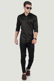 smooth-giordano-dark-green-solid-shirt