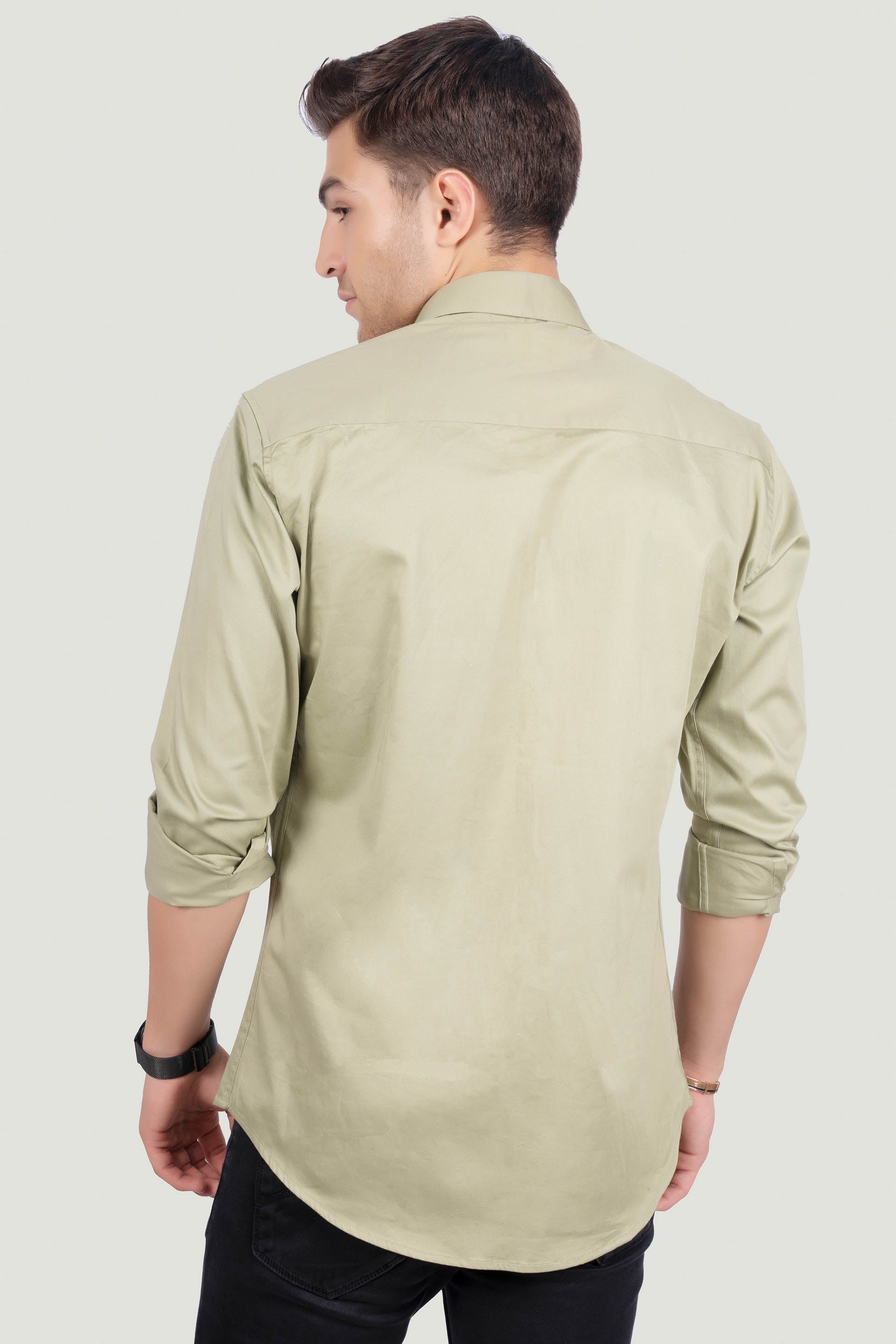 smooth-oscar-light-green-solid-shirt