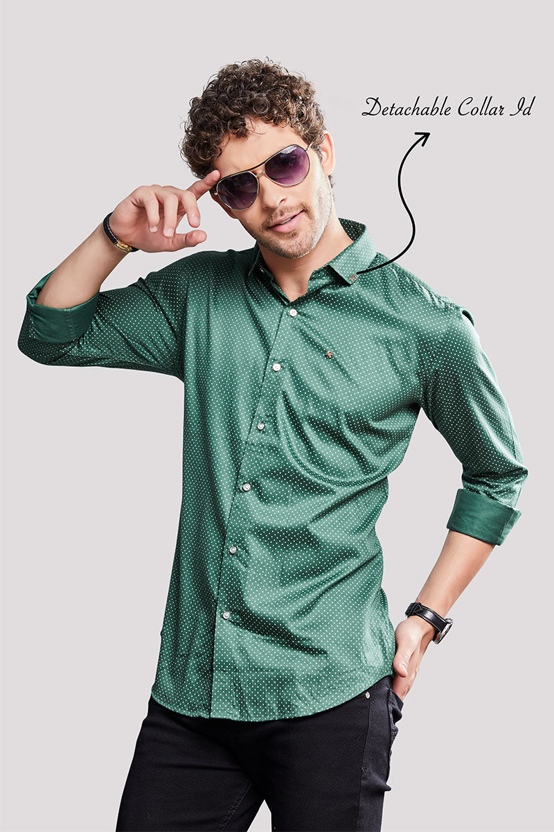 sophisticated-alejandro-green-abstract-printed-shirt