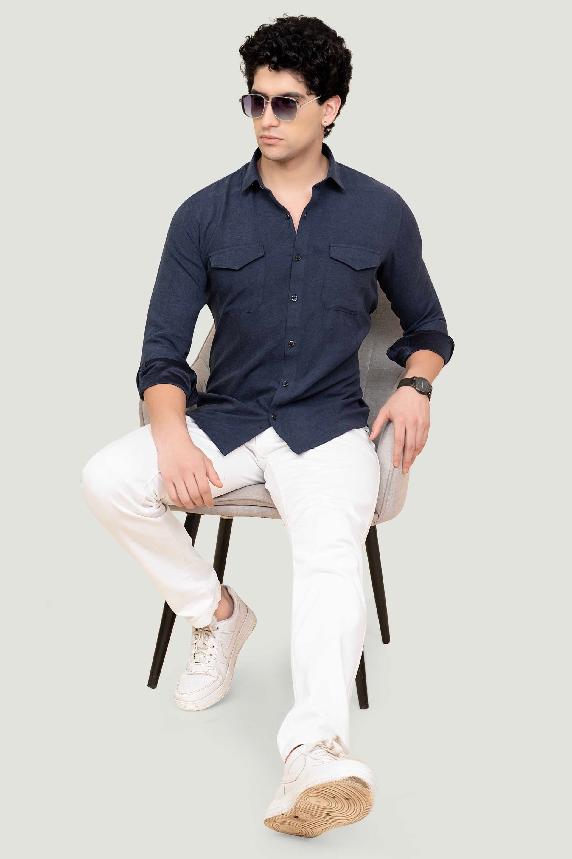 sophisticated-double-pocket-noah-blue-solid-shirt