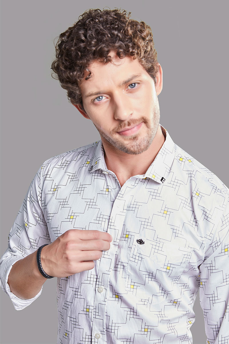 sophisticated-marko-white-geometric-printed-shirt