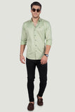 style-domenico-green-solid-shirt