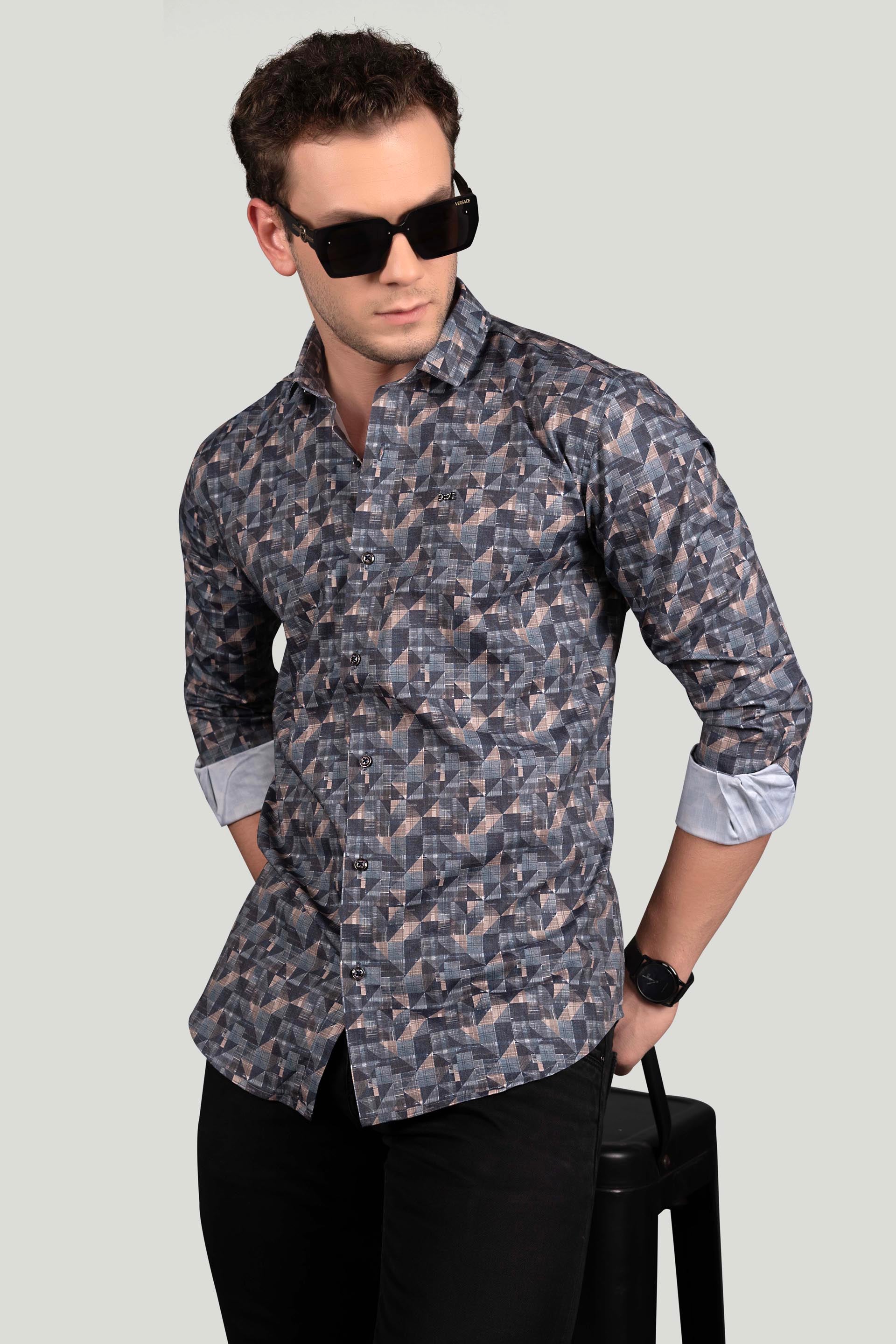 style-louie-grey-geometric-printed-shirt