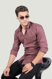 style-ludovico-maroon-solid-shirt