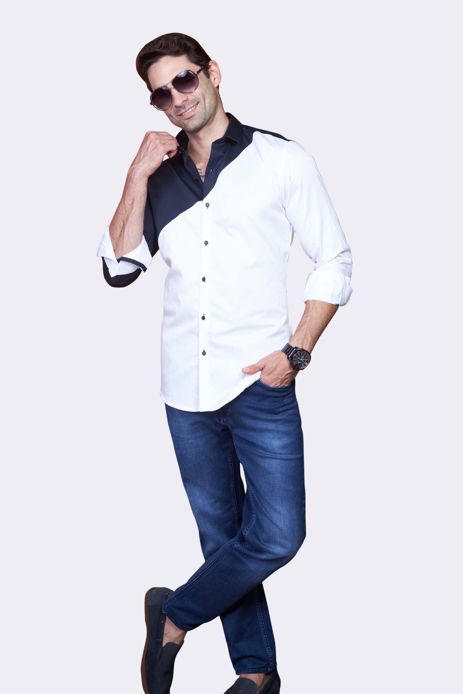 style-sapphire-split-party-wear-shirt