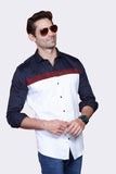 style-ultramarine-white-fusion-party-wear-shirt