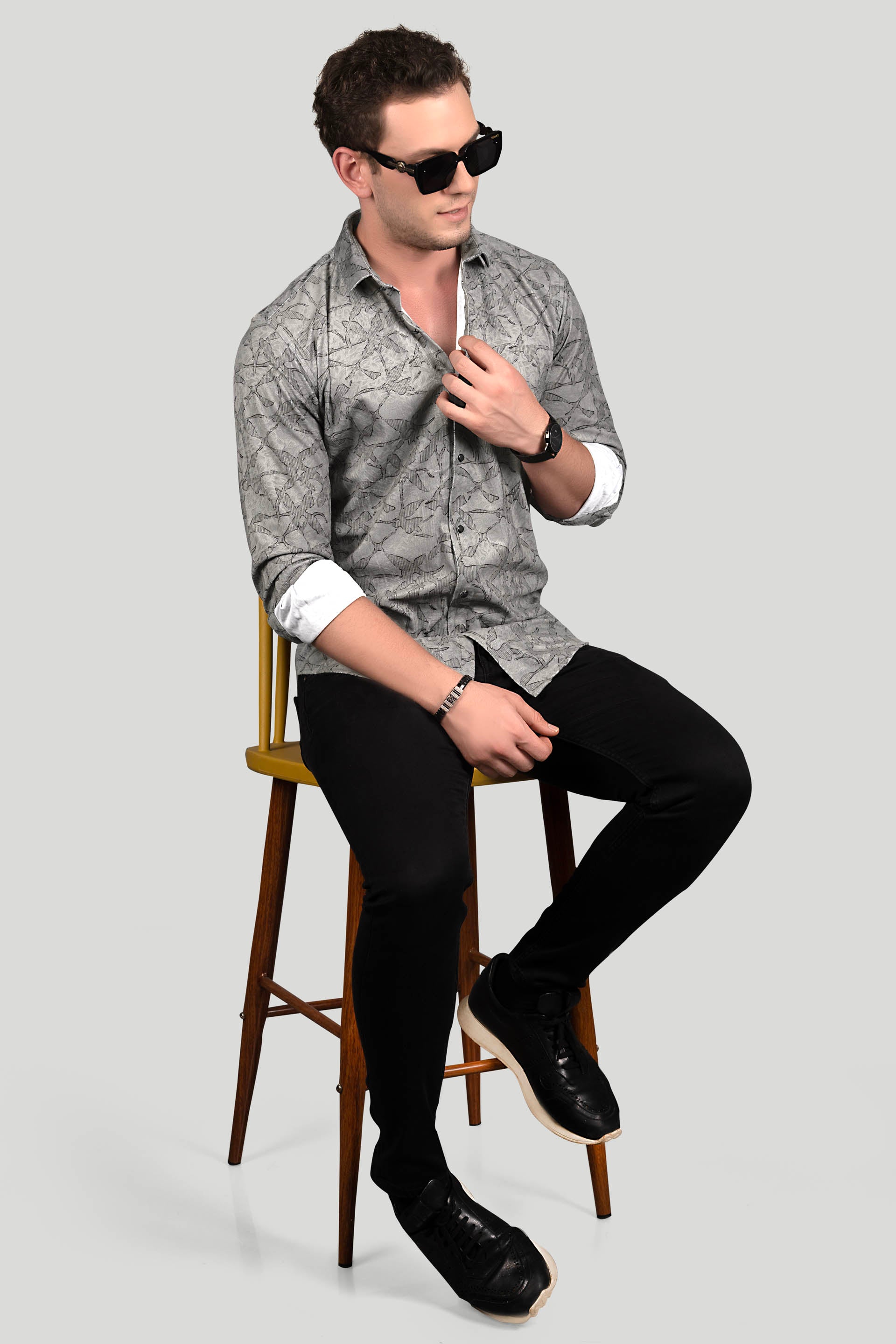 stylish-darren-grey-printed-shirt