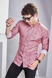 stylish-jibril-pink-print-striped-shirt