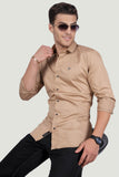 stylish-nicholas-beige-solid-shirt