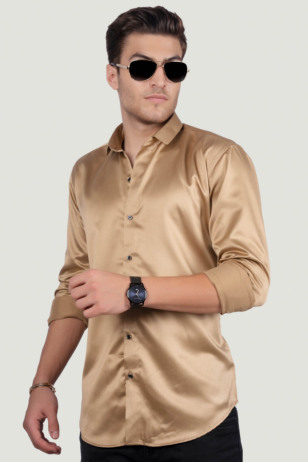 thomas-gold-solid-shirt