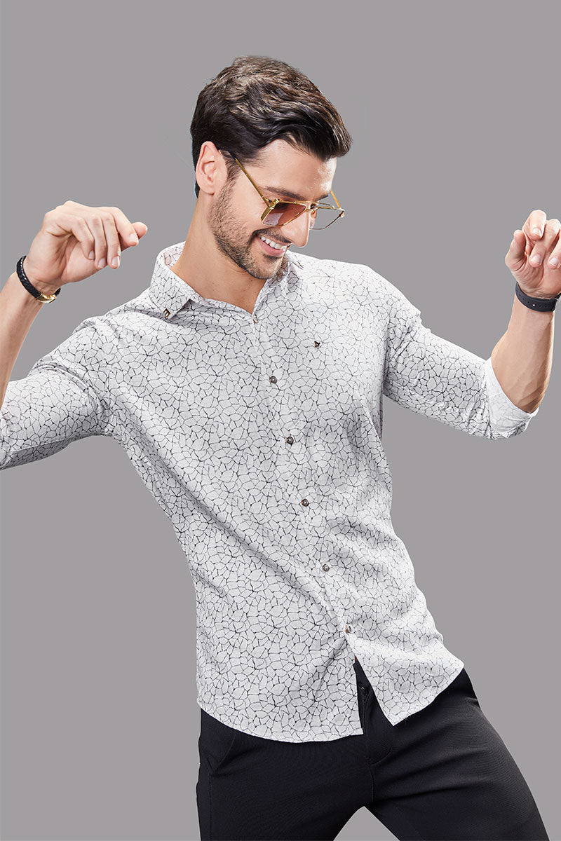 tapio-white-geometric-printed-shirt