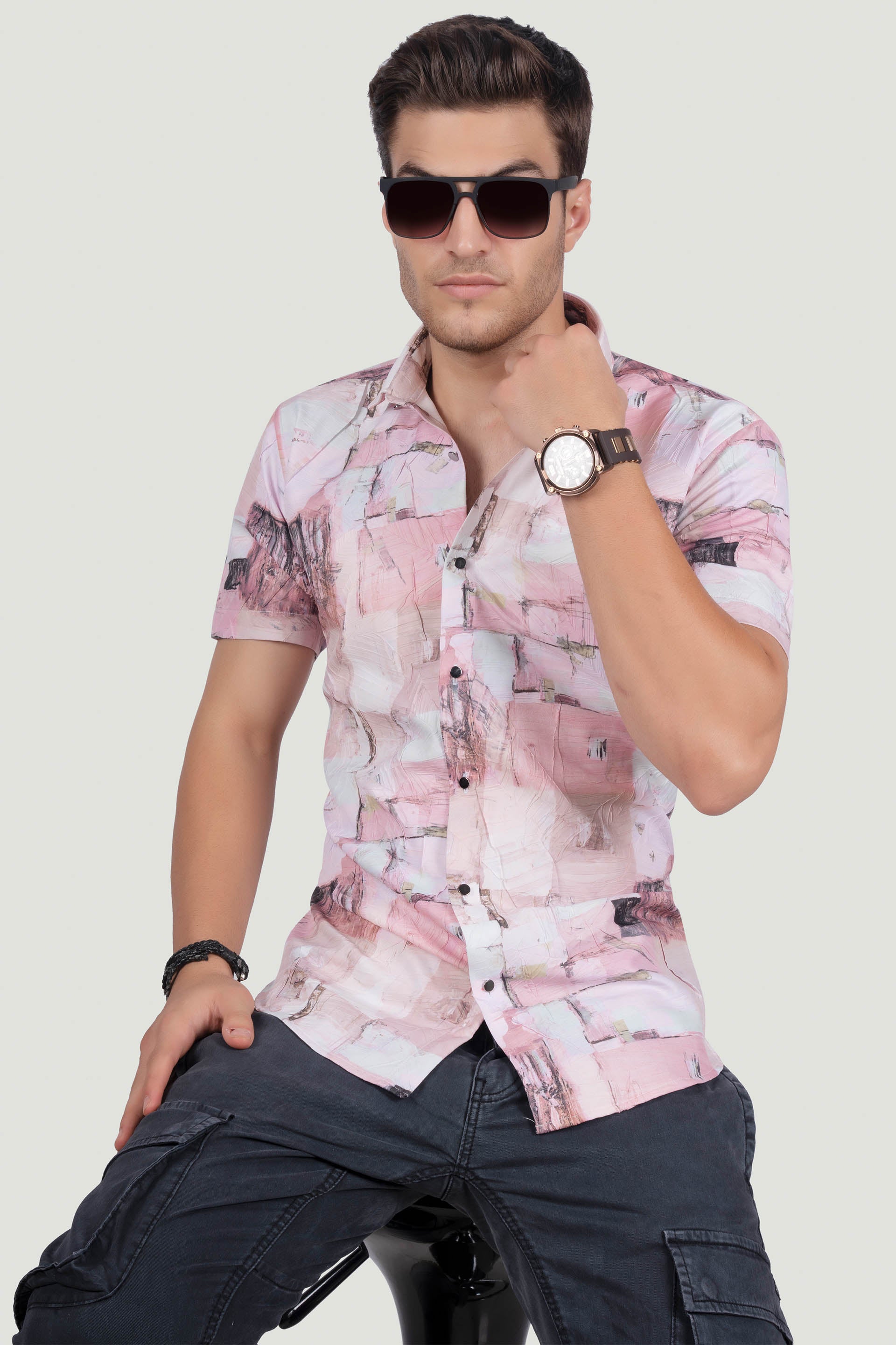 trendy-alexander-pink-half-sleeve-resort-shirt