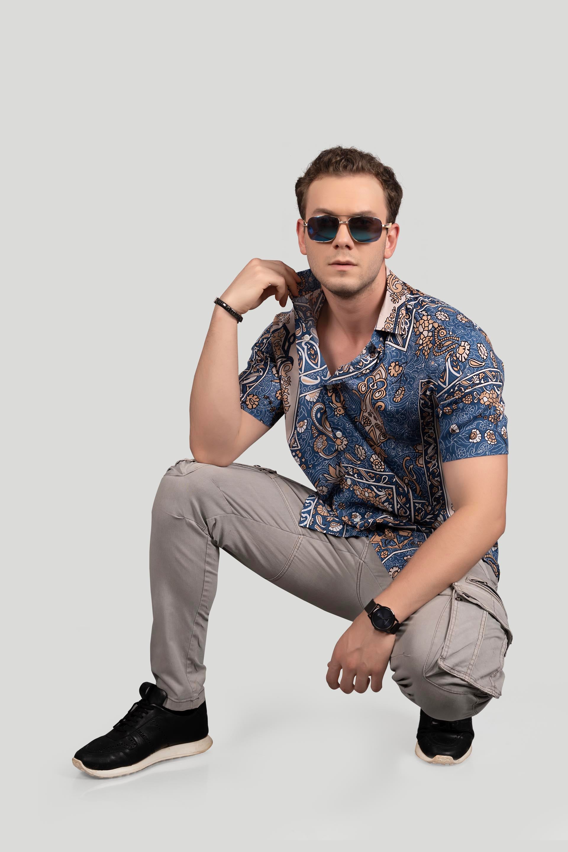 trendy-cillian-royal-blue-viscose-print-resort-shirt
