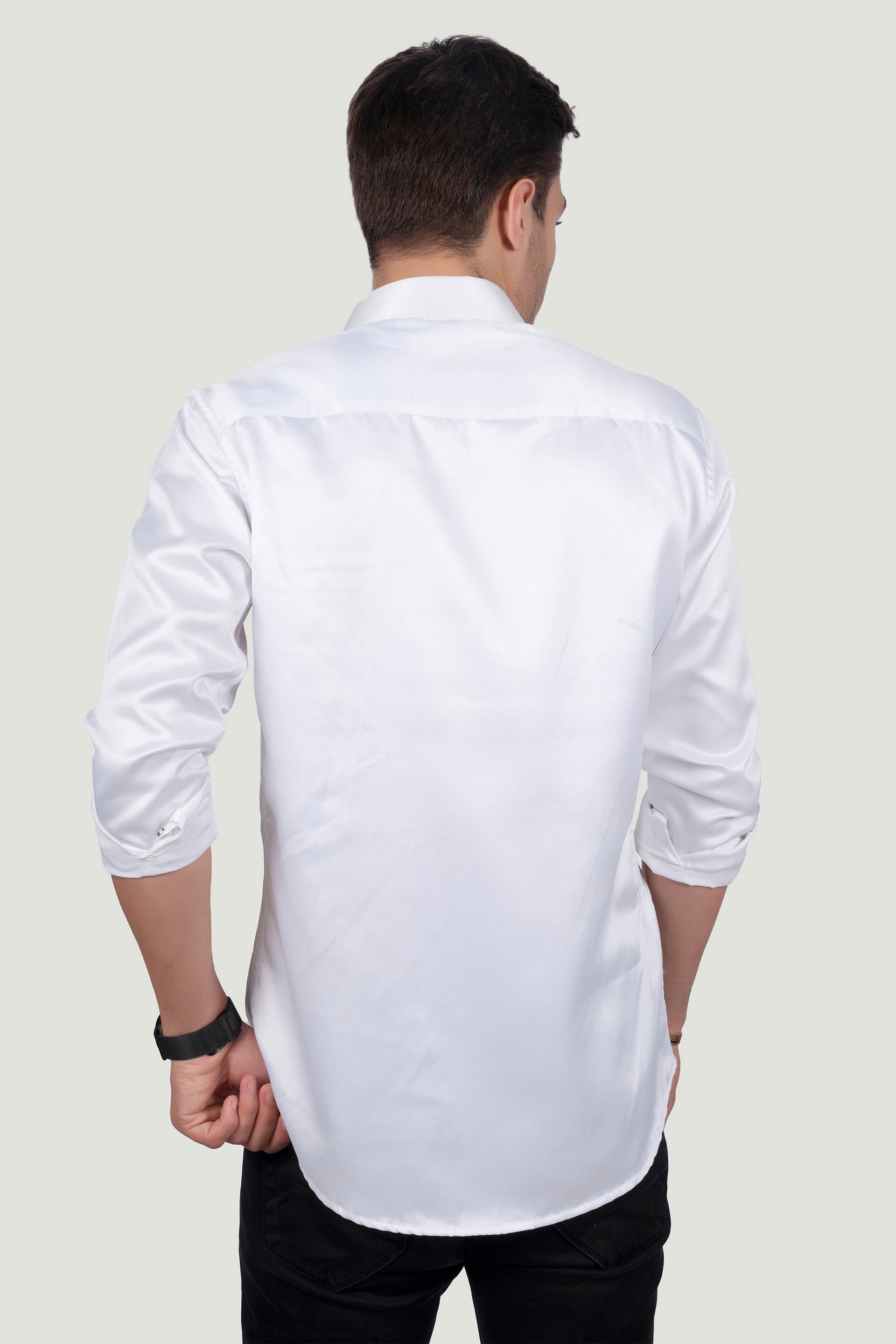 trendy-cosmo-white-solid-shirt