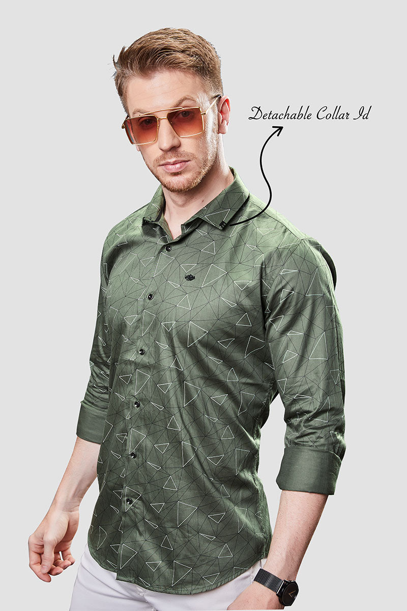 trendy-lorenzo-green-geometric-printed-shirt