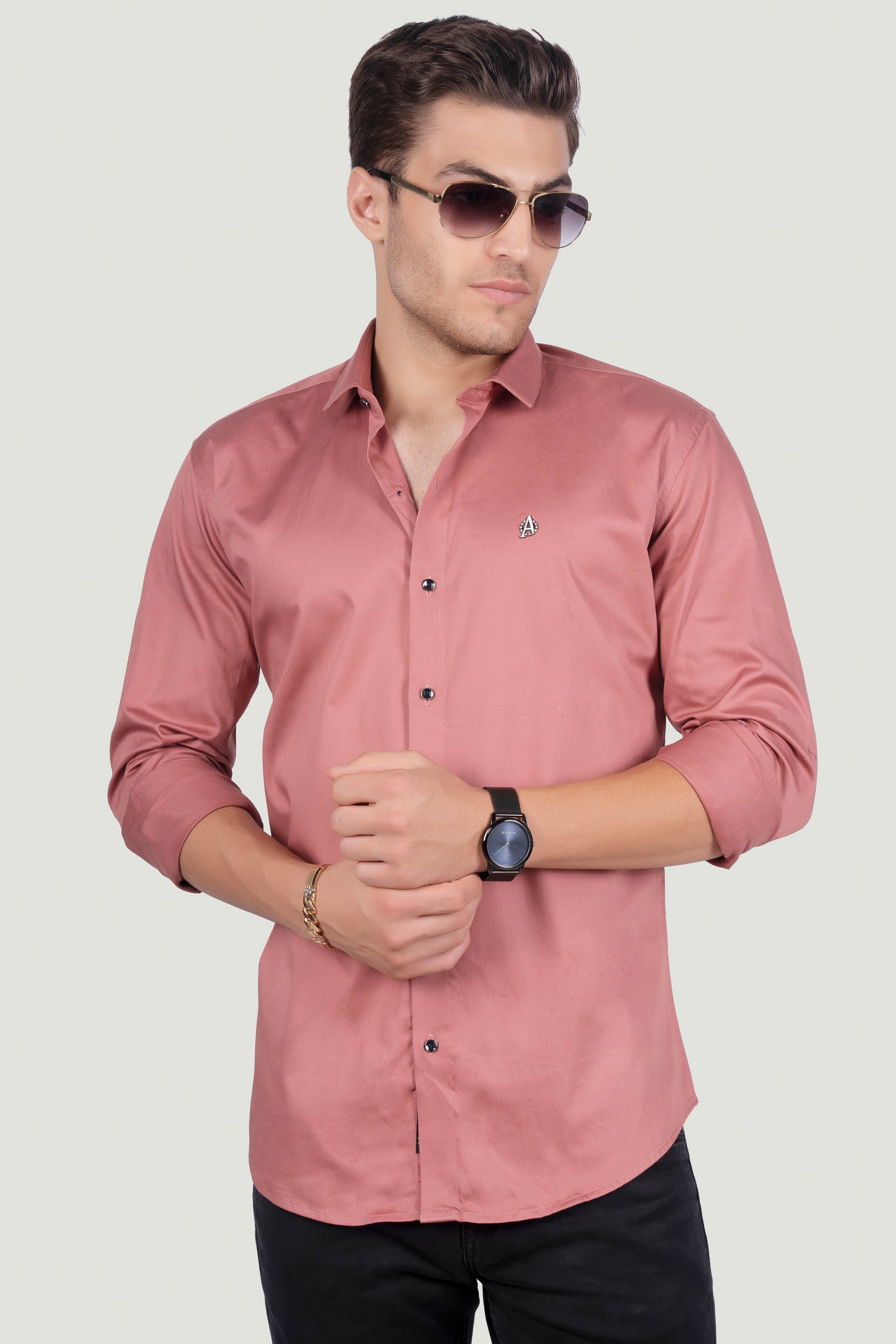 trendy-pirro-maroon-solid-shirt