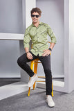 trendy-stavros-green-strip-printed-shirt
