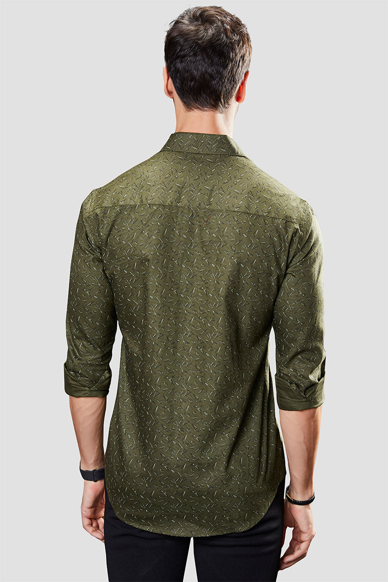 upscale-caspar-green-geometric-printed-shirt