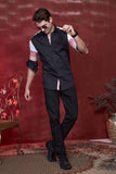 upscale-tricolor-sleeves-black-party-wear-shirt