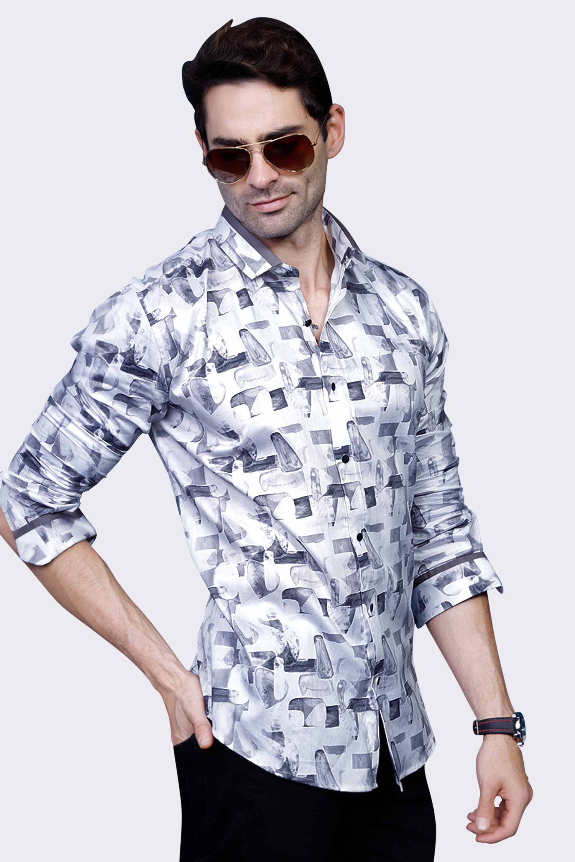 vance-gray-abstract-printed-shirt