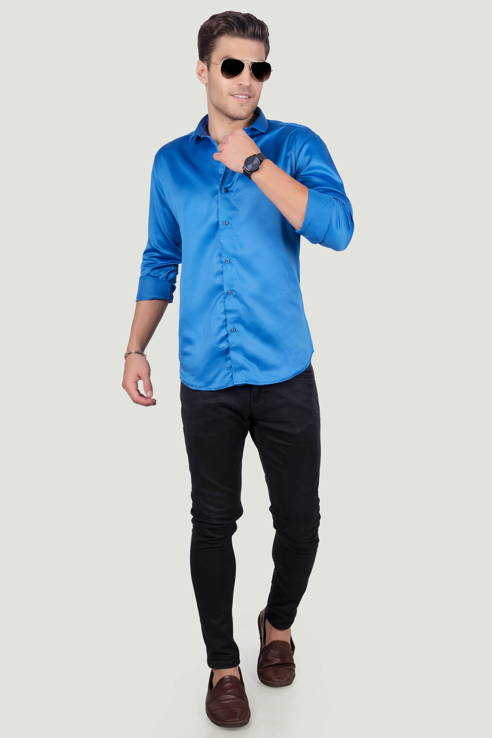 vibrant-bradley-blue-solid-shirt